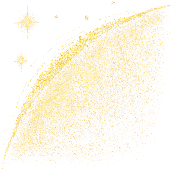 gold glitter star